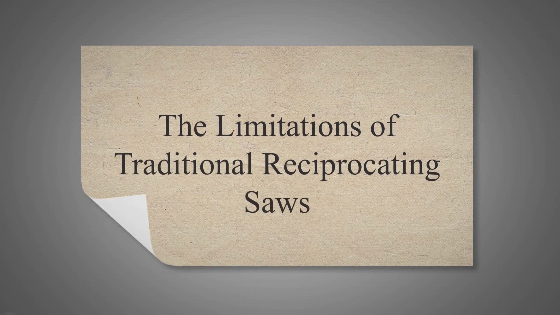 Video thumbnail for Revolutionizing DIY Projects: Introducing the Ultimate Sawzall - Say Goodbye to the Limitations of Traditional Reciprocating Saws!