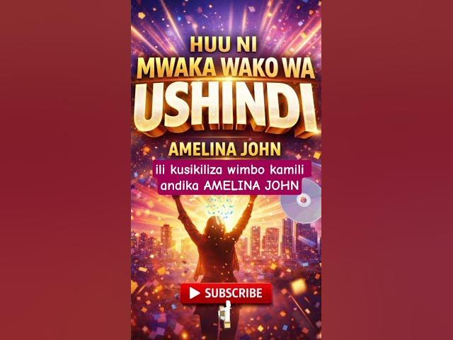 Video thumbnail for huu nimwaka waushindi amelina john #lovesound
