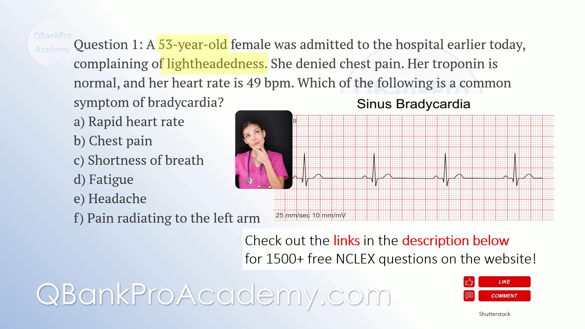 'Video thumbnail for NCLEX Heart Questions'