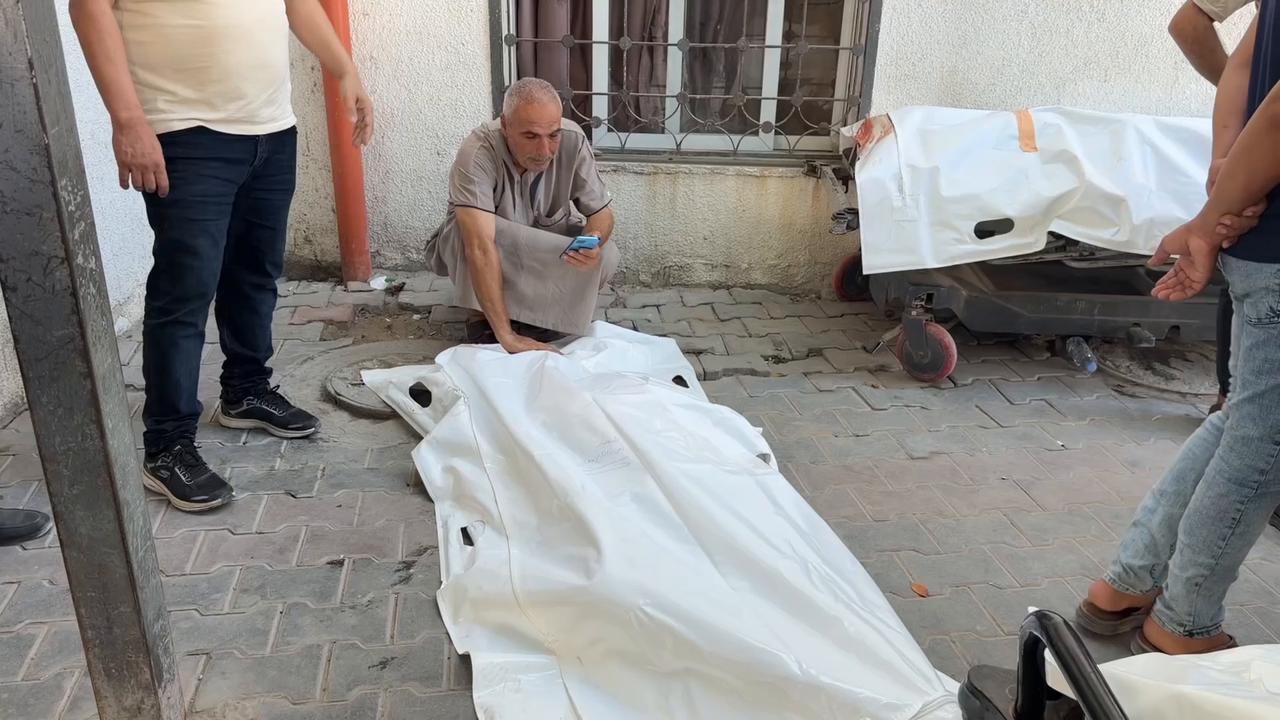 Video thumbnail for Four killed and multiple injured as Israeli military strikes Tel Al-Hawa in Gaza.