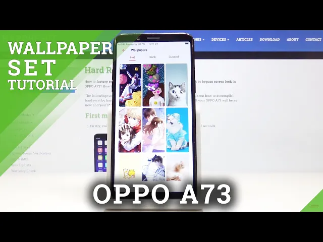 Video thumbnail for How to Change Wallpaper on OPPO A73 – Make your Phone more Individual