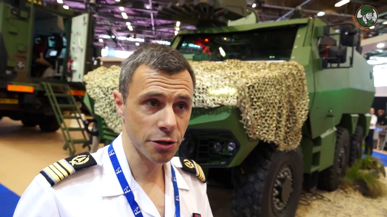'Video thumbnail for Griffon VBMR 6x6 multirole armoured vehicle Véhicule blindé multi-rôles Scorpion Program French army'