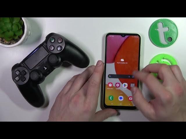 Video thumbnail for How to Pair Samsung Galaxy A14 Smartphone With PS4 Controller / Connect PlayStation 4 Gamepad