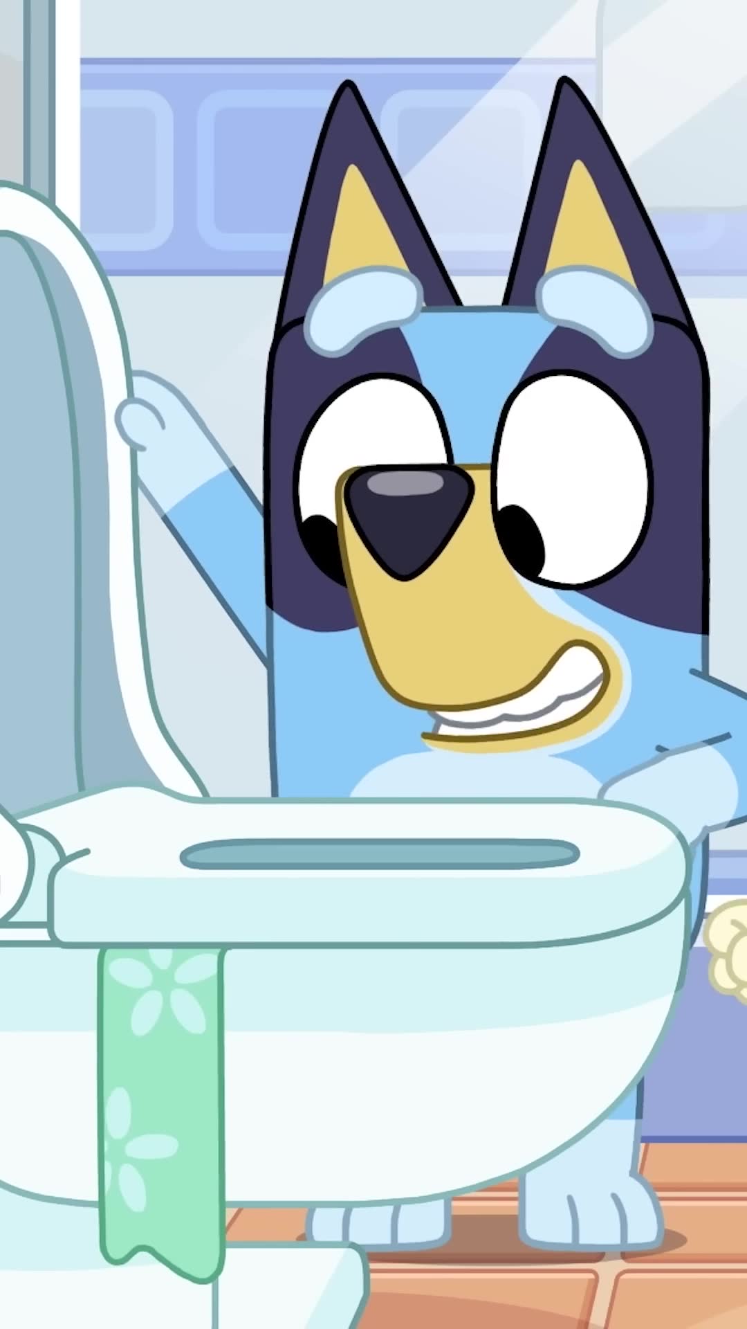 Video thumbnail for Congratulations to the best toilet in the world! Bingo   Official Channel #ytshorts