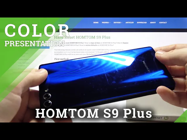 Video thumbnail for Homtom S9 Plus - Coral Blue - Color Checkup