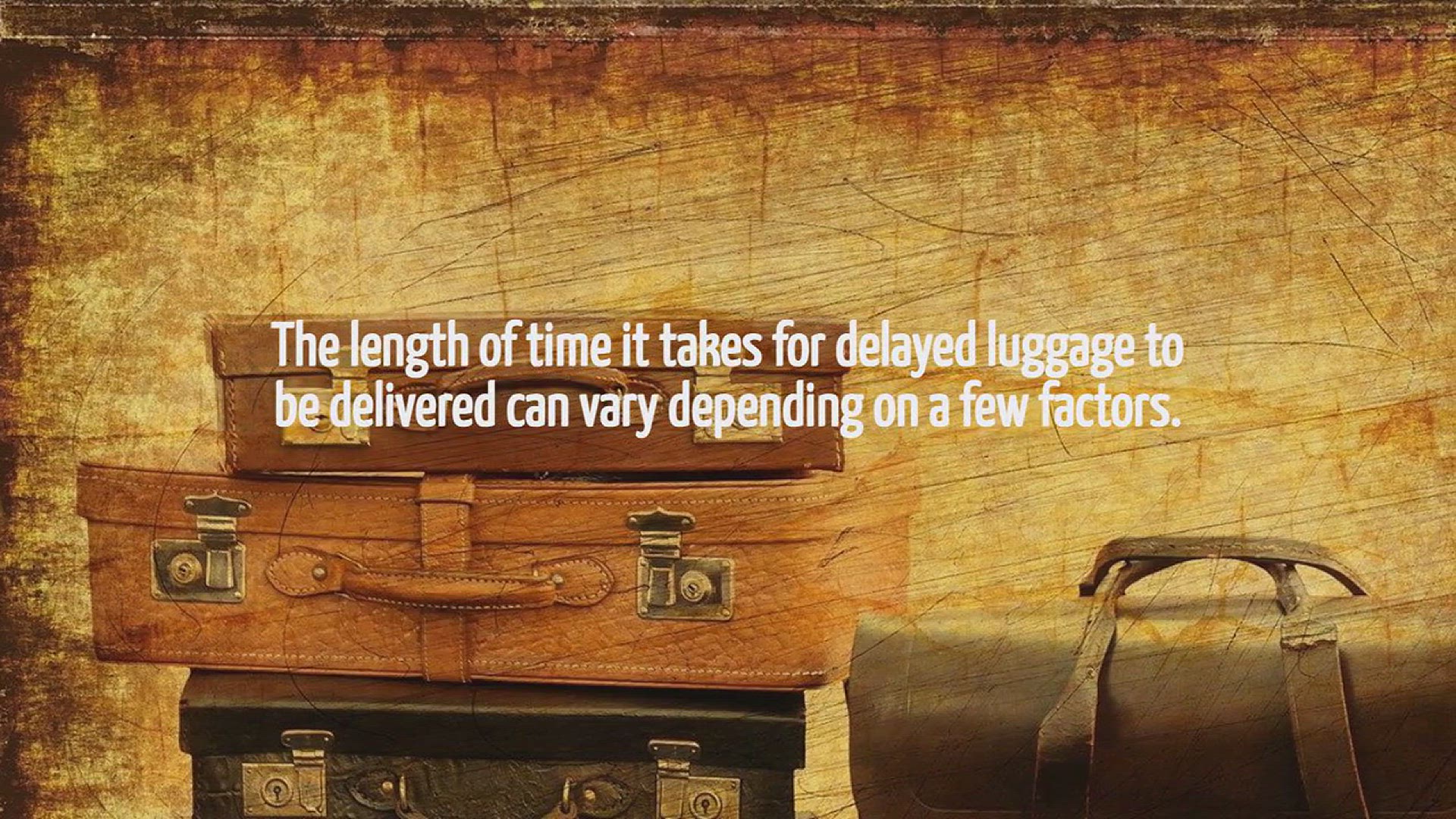 Video thumbnail for How Long Does It Take For Delayed Luggage To Be Delivered