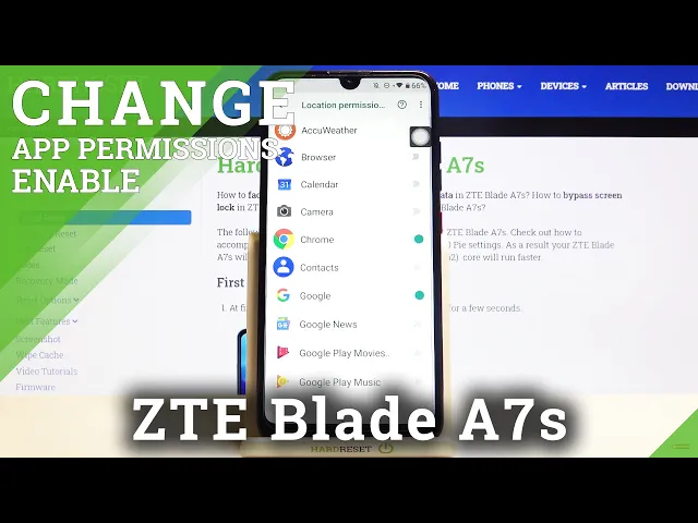 Video thumbnail for How to Change App Permissions on ZTE Blade A7s – App Settings