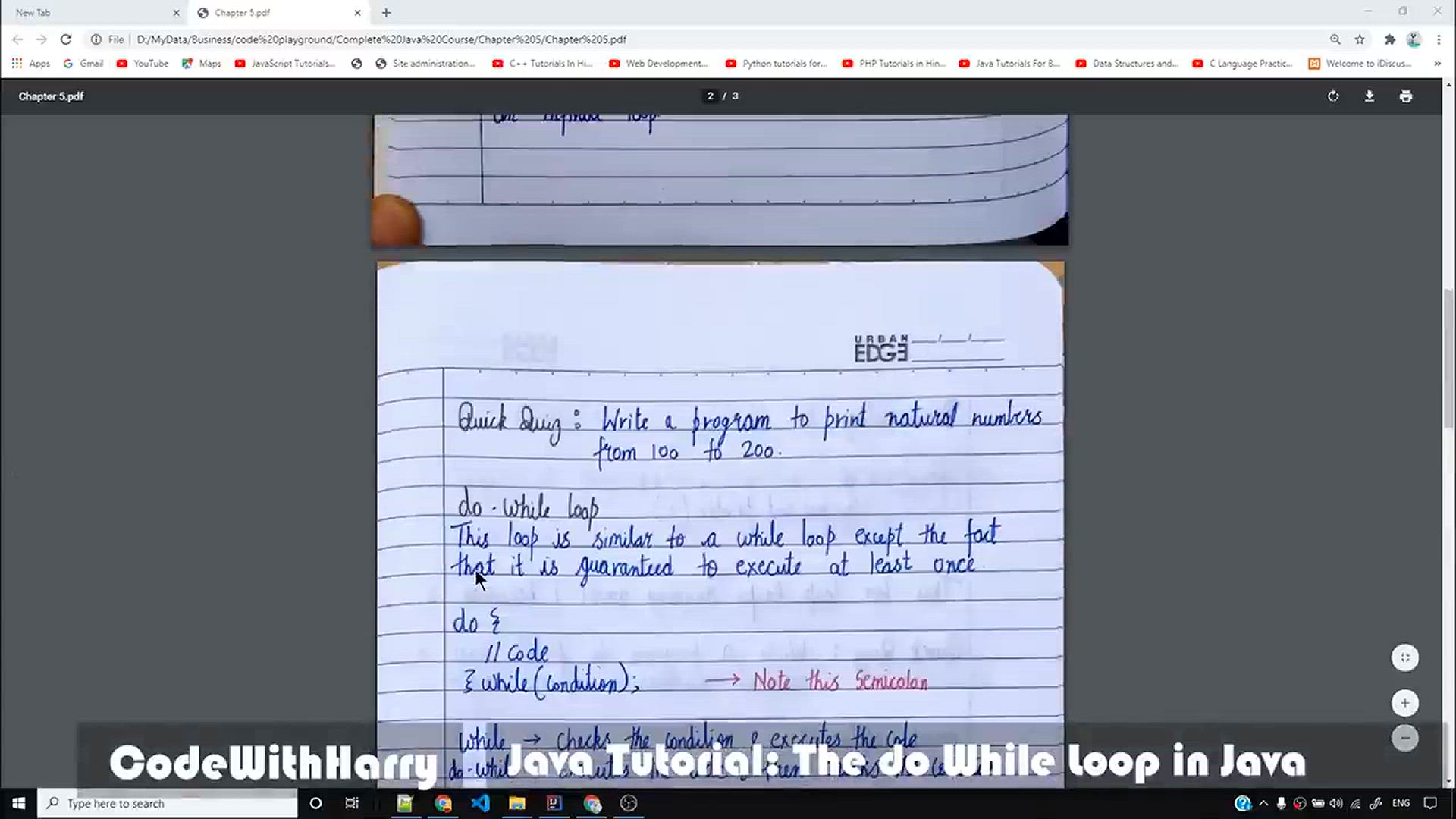 'Video thumbnail for Java Tutorial_ The do-while loop in Java'