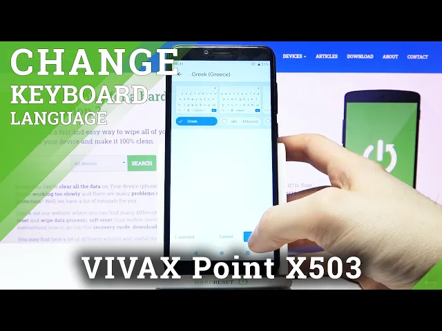Video thumbnail for How to Change Keyboard Language in VIVAX Point X503 – Switch Keyboard Language