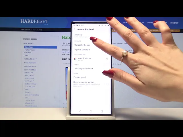 Video thumbnail for LG Wing Keyboard Settings - Activate Text Correction Feature