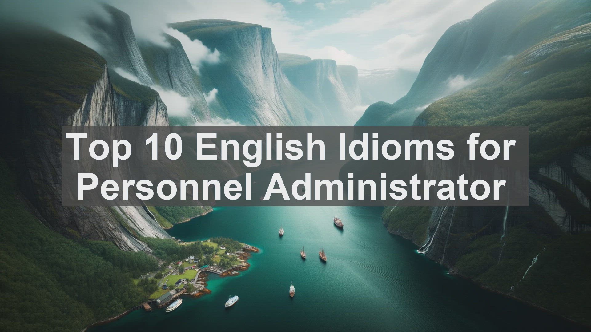 'Video thumbnail for Top 10 English Idioms for Personnel Administrator'