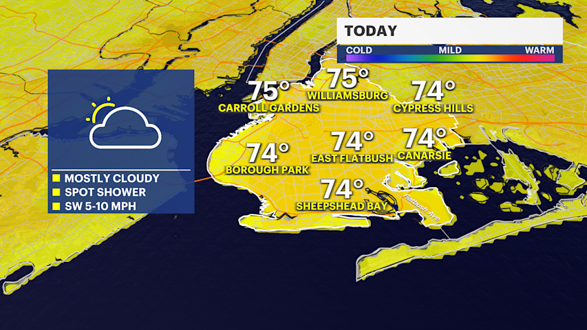 Video thumbnail for Mostly cloudy today with strong thunderstorms possible overnight