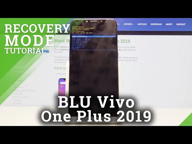 Video thumbnail for How to Enter Recovery Mode in BLU Vivo One Plus 2019 – Use Recovery Menu