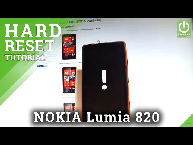 Video thumbnail for NOKIA Lumia 820 Hard Reset / Bypass Screen Lock / Restore