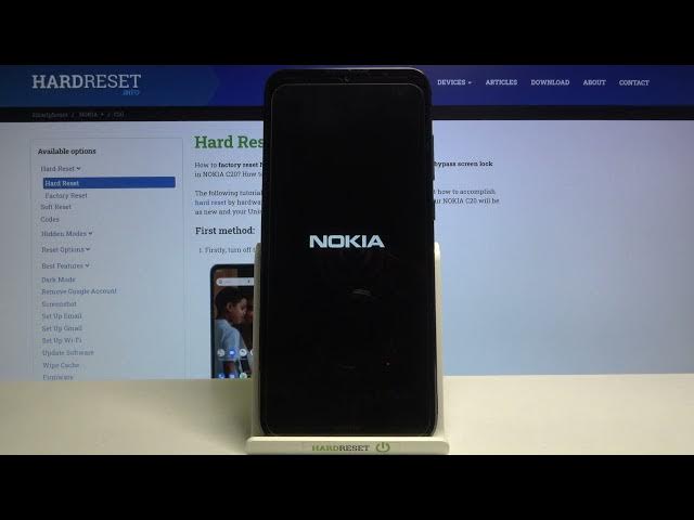 Video thumbnail for How to Switch On NOKIA C20 – Power NOKIA