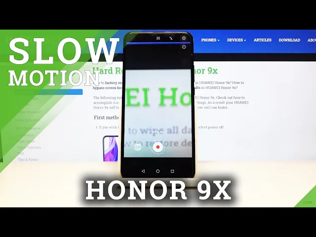 Video thumbnail for How to Record in Slow Motion in Honor 9x – Use Slow Motion Camera Feature