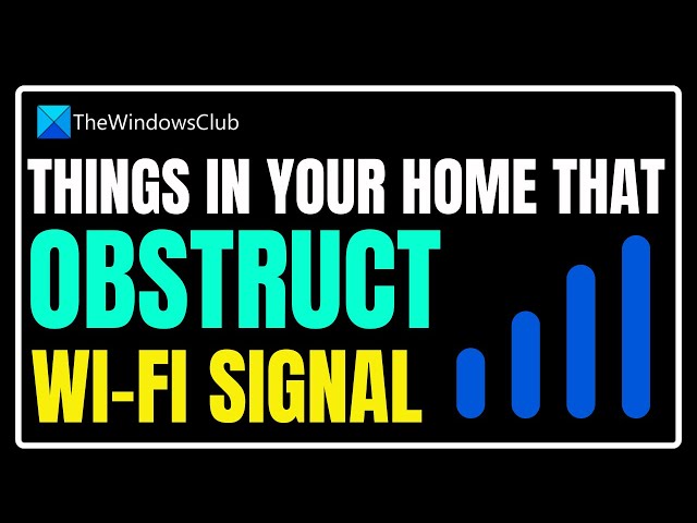 Video thumbnail for Things in your home that can block or obstruct WiFi signal