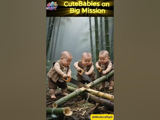 Video thumbnail for Cutest AI Babies Causing Chaos – Try Not to Laugh Challenge! 👶 #cute #funny #fypシ゚viral