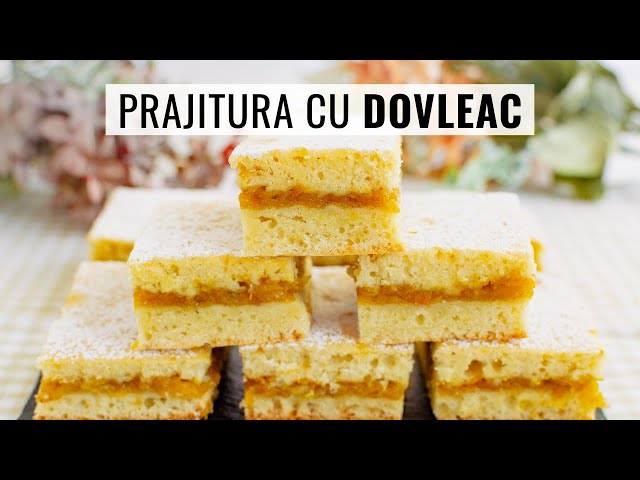 'Video thumbnail for 🎃 Prăjitură TURNATĂ cu DOVLEAC ras  - cu blaturi pufoase și umplutură aromată'
