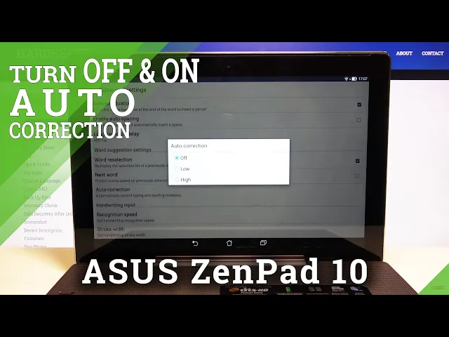 Video thumbnail for How to Activate Auto-Correction on ASUS ZenPad 10 – Keyboard Settings