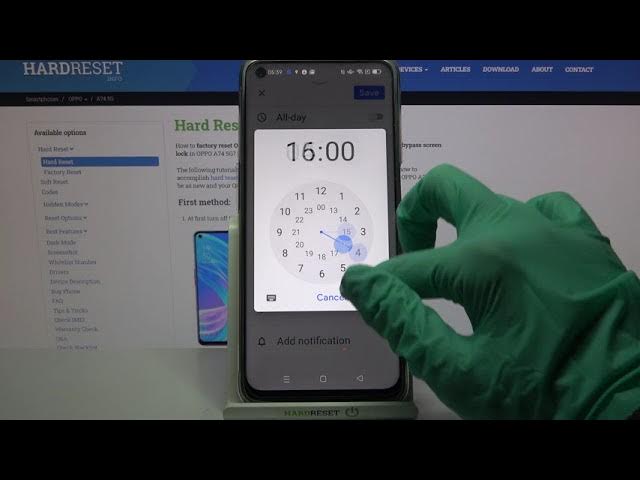Video thumbnail for How to Create an Event in OPPO A74 5G Calendar - Customize Event