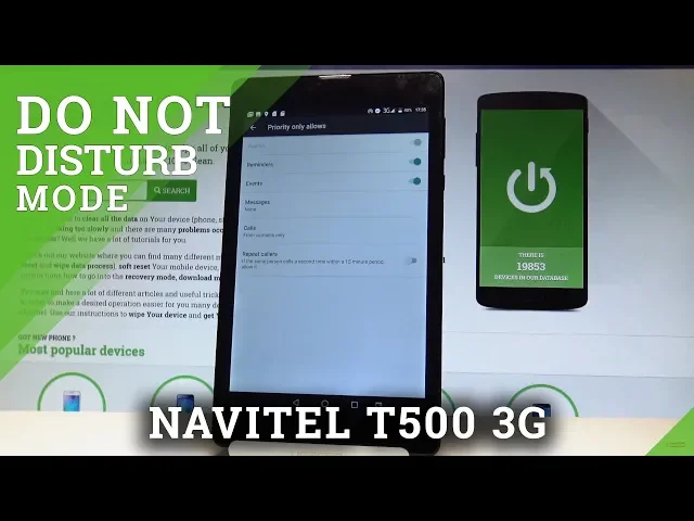 Video thumbnail for How to Enable Do Not Disturb in NAVITEL T500 3G - DND Settings |HardReset.Info