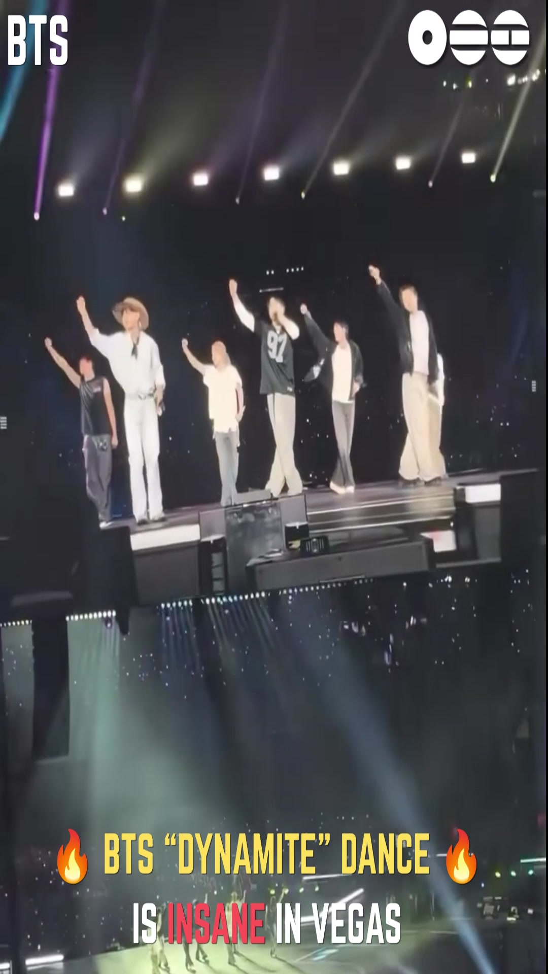 Video thumbnail for 🔥 BTS “Dynamite” Dance Break Energy Is Insane in Vegas🔥