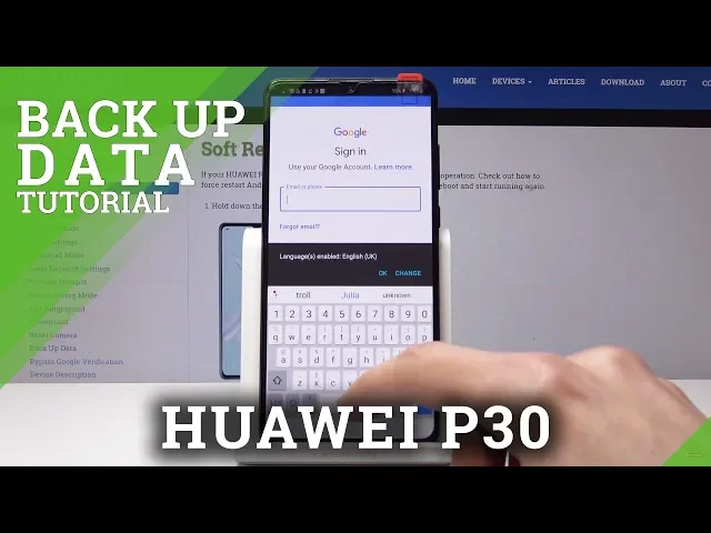 Video thumbnail for How to Back Up Data on HUAWEI P30 - Enable Google Backup
