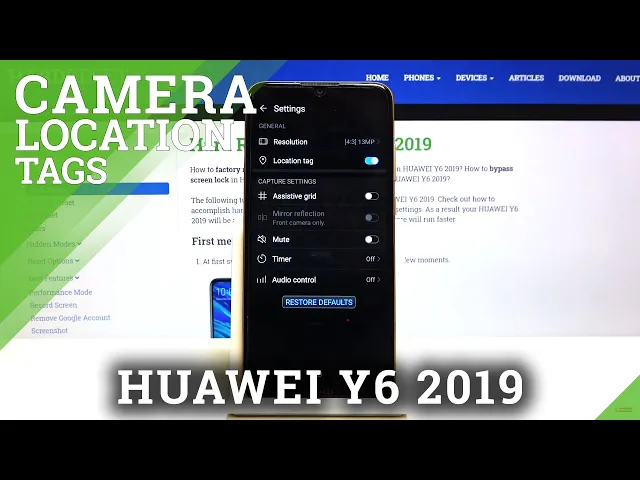 Video thumbnail for How to Enable Camera Location Tags in Huawei Y6 2019 – Camera Geotags Feature