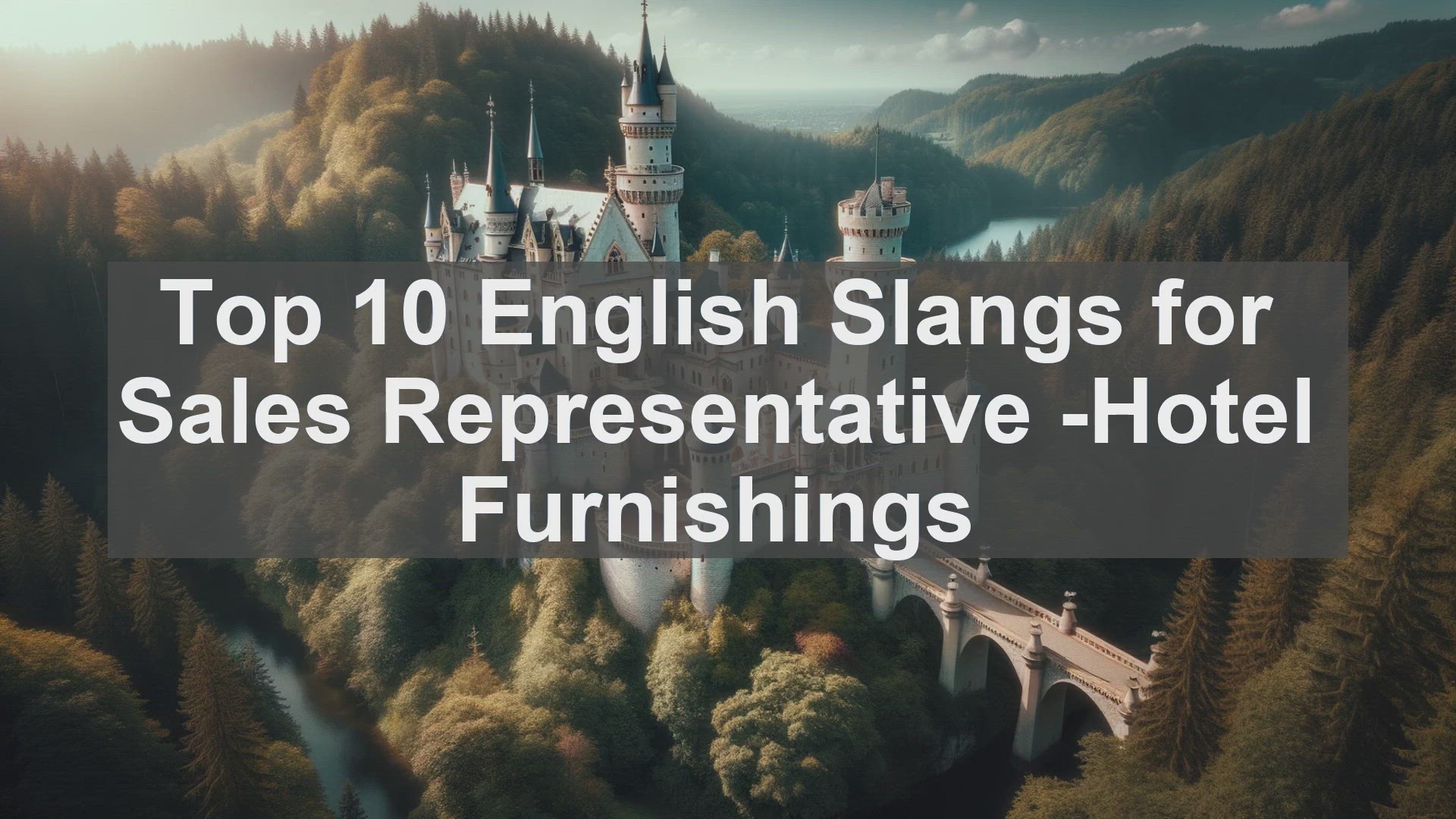 'Video thumbnail for Top 10 English Slangs for Sales Representative Hotel Furnishings'