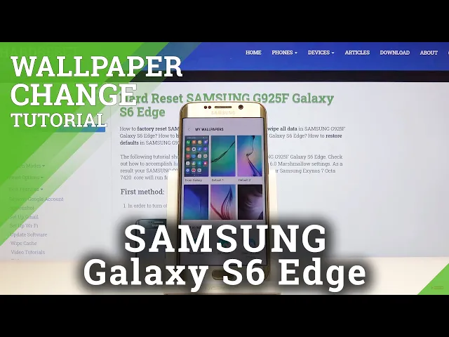 Video thumbnail for How to Change Wallpaper on Samsung Galaxy S6 Edge – Set Image