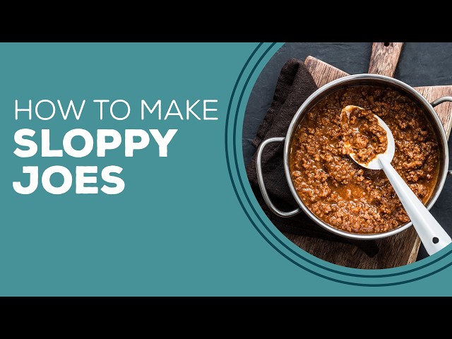 Video thumbnail for Blast from the Past: Sloppy Joes Recipe | Ground Beef Recipes for Dinner