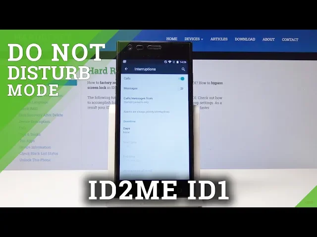 Video thumbnail for Do Not Disturb Mode in ID2ME ID1 - Mute Preferences / Silent Mode