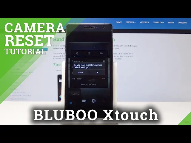 Video thumbnail for How to Reset Camera in BLUBOO XTouch - Restore Camera Settings
