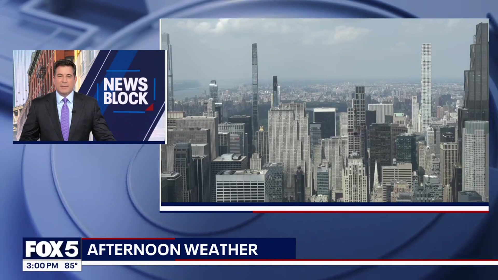 'Video thumbnail for NY News Update: Ex-NYPD head sues Adams; NYC weather update'