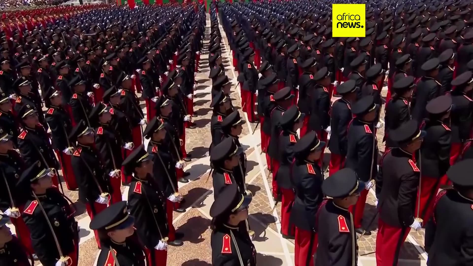 'Video thumbnail for Morocco's new generation of military leaders take oath before King'