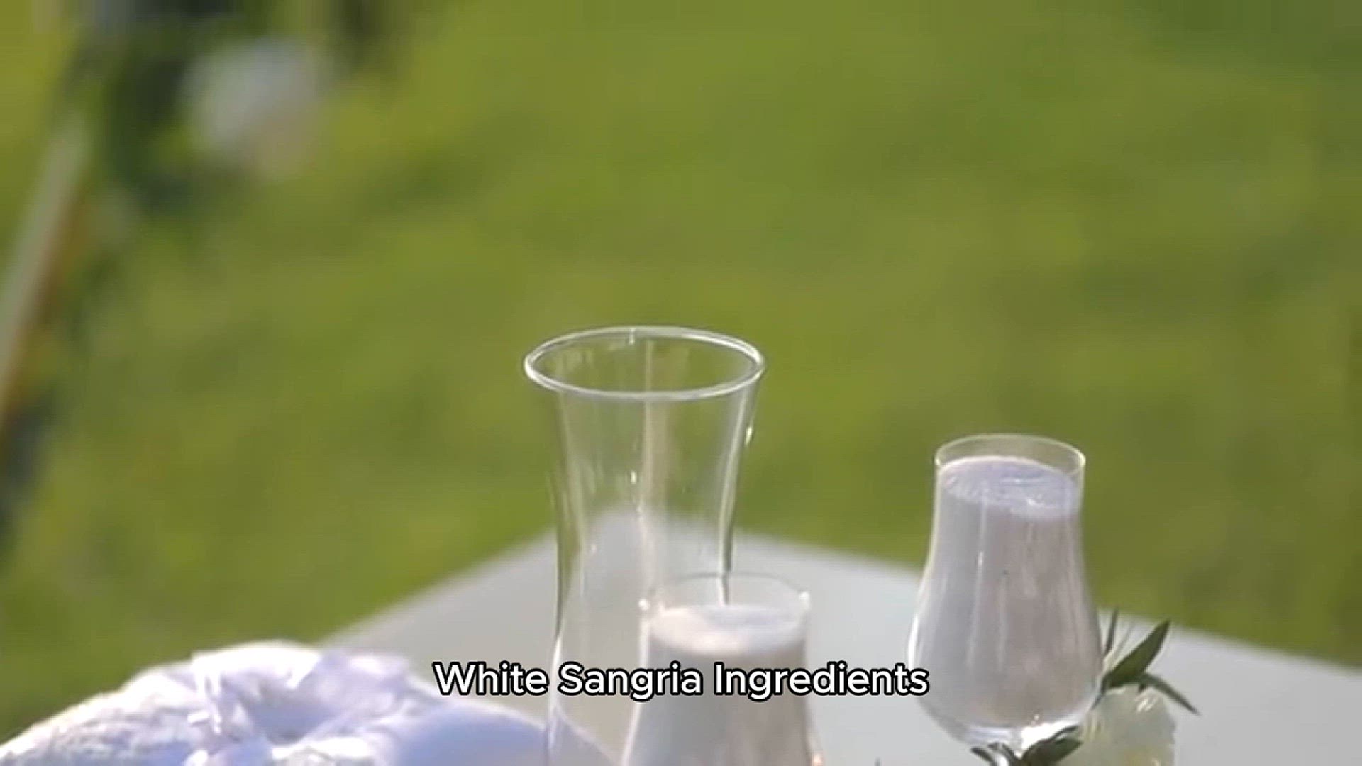 Video thumbnail for White sangria recipe