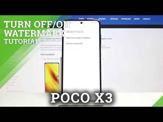 Video thumbnail for How to Manage Camera Watermark in POCO X3