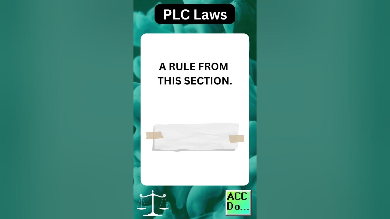 'Video thumbnail for PLC Laws #54 – IF YOU NEED A GOOD MACHINE LABEL OR STICKER USE A...'