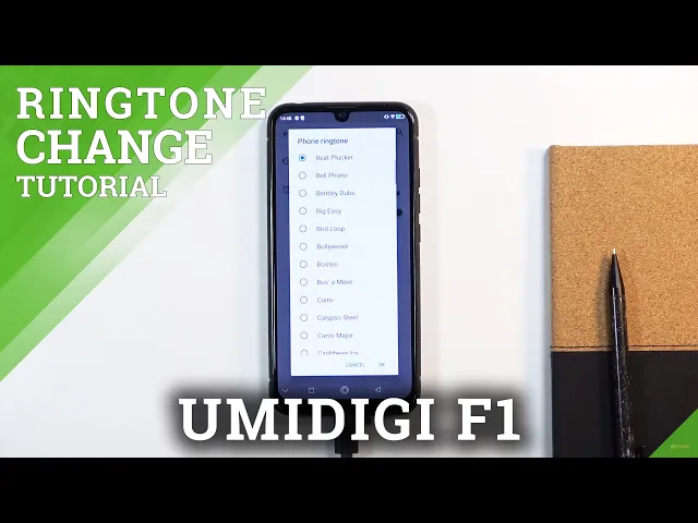 Video thumbnail for How to Change Ringtone in UMIDIGI F1 – Reach List of Ringtones