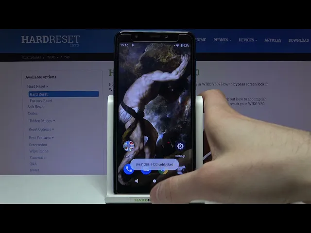 Video thumbnail for How to Block Number on WIKO Y60 – Block Calls