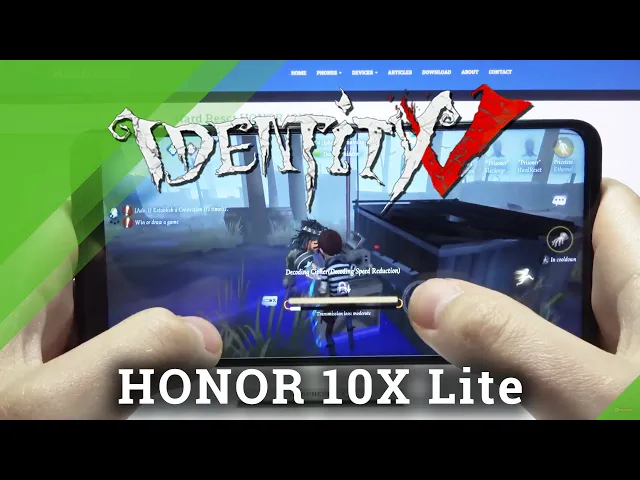 Video thumbnail for Honor 10X Lite - Identity V Game Check & Test