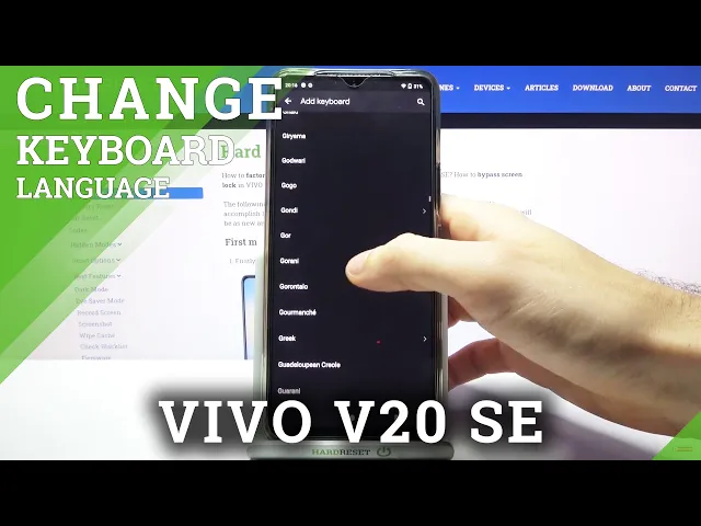 Video thumbnail for How to Change Keyboard Language on VIVO V20 SE - Set Up Keyboard Language