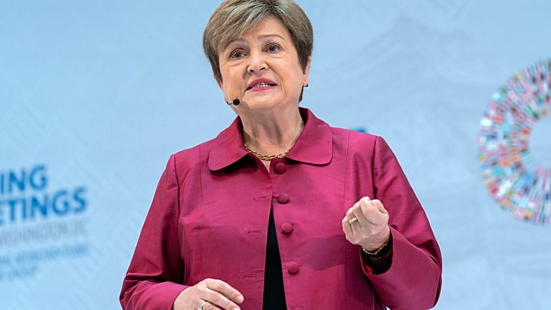 Video thumbnail for IMF chief warns that Iran war will slow global economic growth