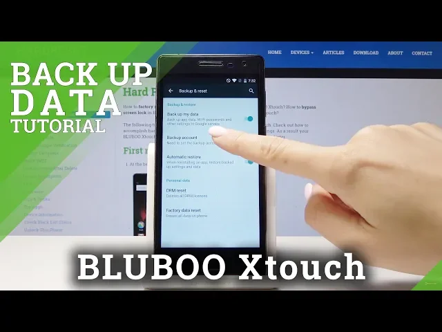 Video thumbnail for Enable Google Backup in BLUBOO Xtouch - Allow Backup Data