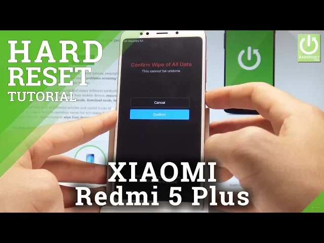 Video thumbnail for XIAOMI Redmi 5 Plus HARD RESET / Bypass Screen Lock & Fingerprint