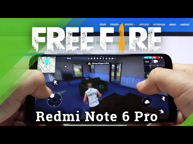 Video thumbnail for How Garena Free Fire works on Xiaomi Redmi Note 6 Pro – Gameplay / FPS Checkup