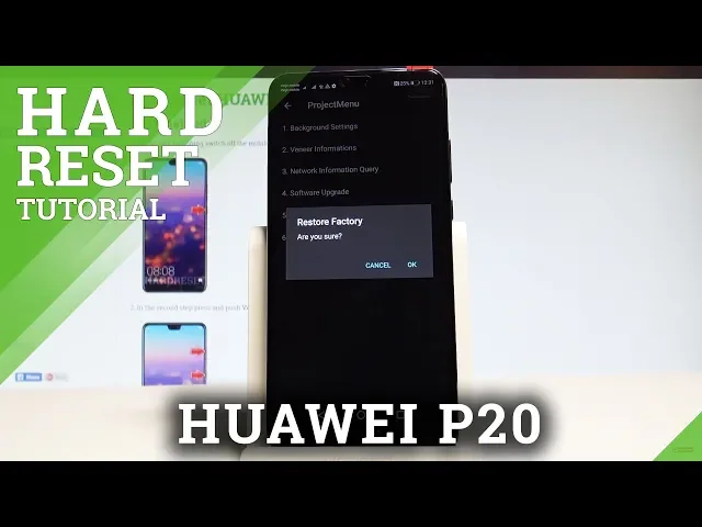 Video thumbnail for HUAWEI P20 HARD RESET / REST CODE / FACTORY RESET |HardReset.Info