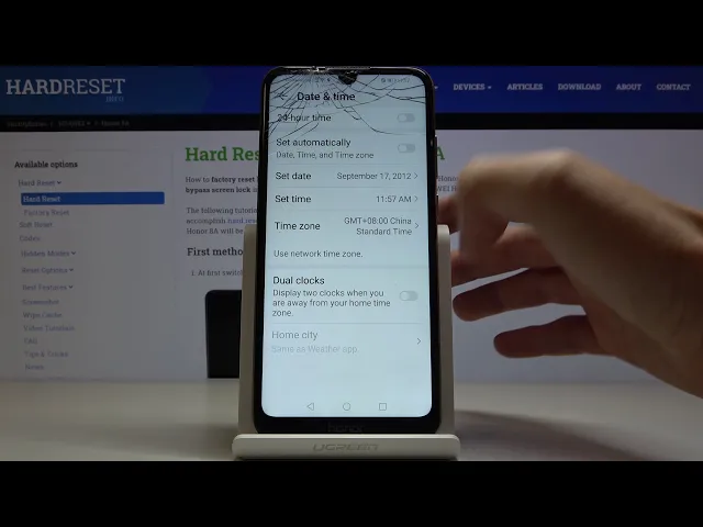 Video thumbnail for How to Change Date / Time in HUAWEI Honor 8A — Find System Date & Time Options