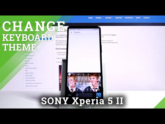 Video thumbnail for How to Personalize Keyboard in Sony Xperia 5 II - Custom Keyboard Theme